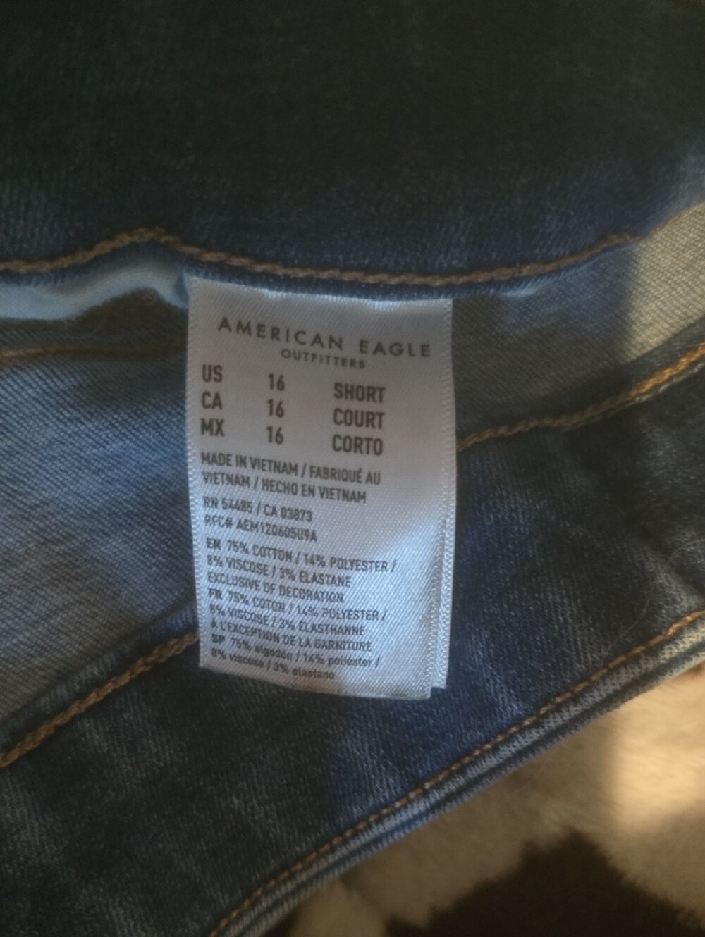 American Eagle Outfitters Women's Blue Skinny Jeans - Picture 5 of 5